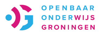 Logo van Openbaar Onderwijs Groningen.